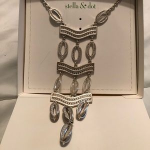 Stella & Dot Kimberly Necklace - silver